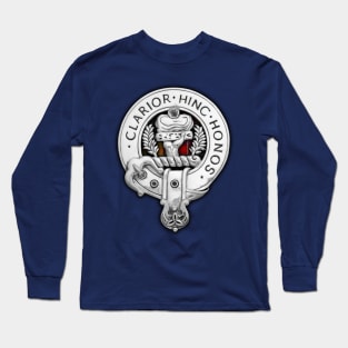 Clan Buchanan Crest & Tartan Long Sleeve T-Shirt